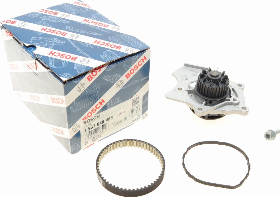 BOSCH 1 987 946 483 - Vízpumpa + fogasszíj készlet parts5.com