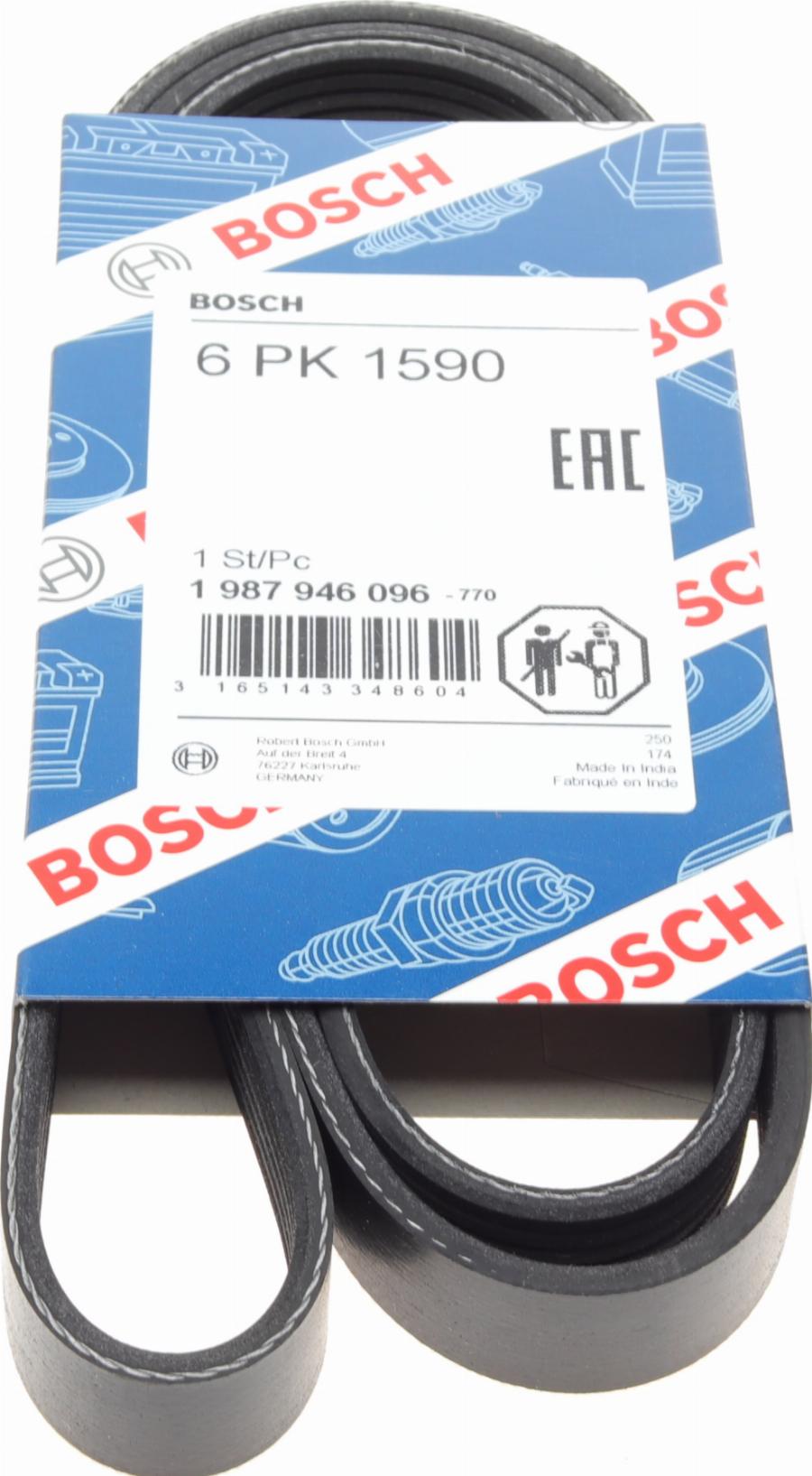 BOSCH 1 987 946 096 - Поликлиновой ремень parts5.com