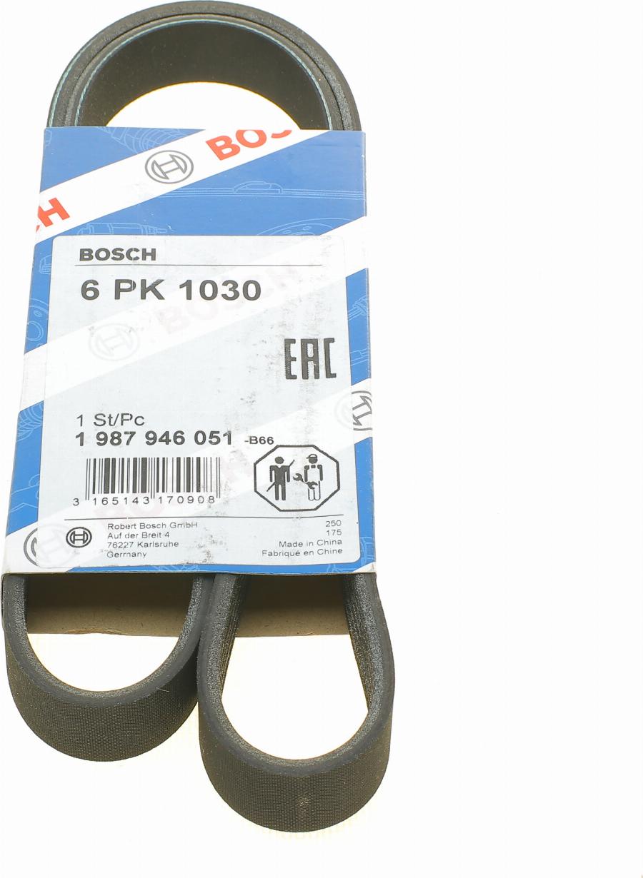 BOSCH 1 987 946 051 - Klinasti rebrasti kaiš parts5.com