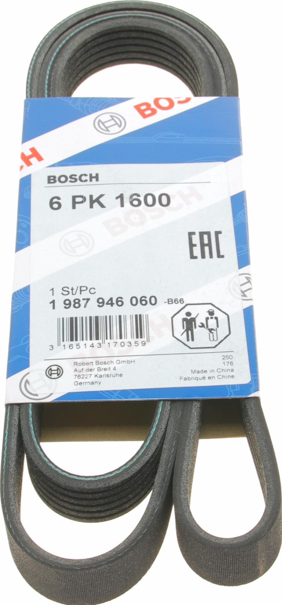 BOSCH 1 987 946 060 - Keilrippenriemen parts5.com