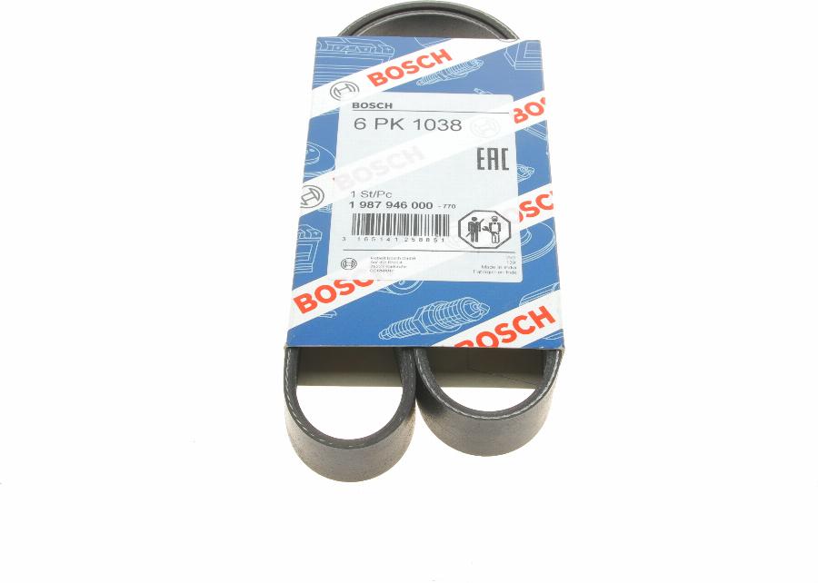 BOSCH 1 987 946 000 - V-Ribbed Belt parts5.com