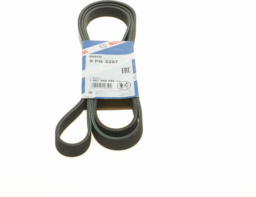 BOSCH 1 987 948 495 - Ozubený klinový remeň parts5.com