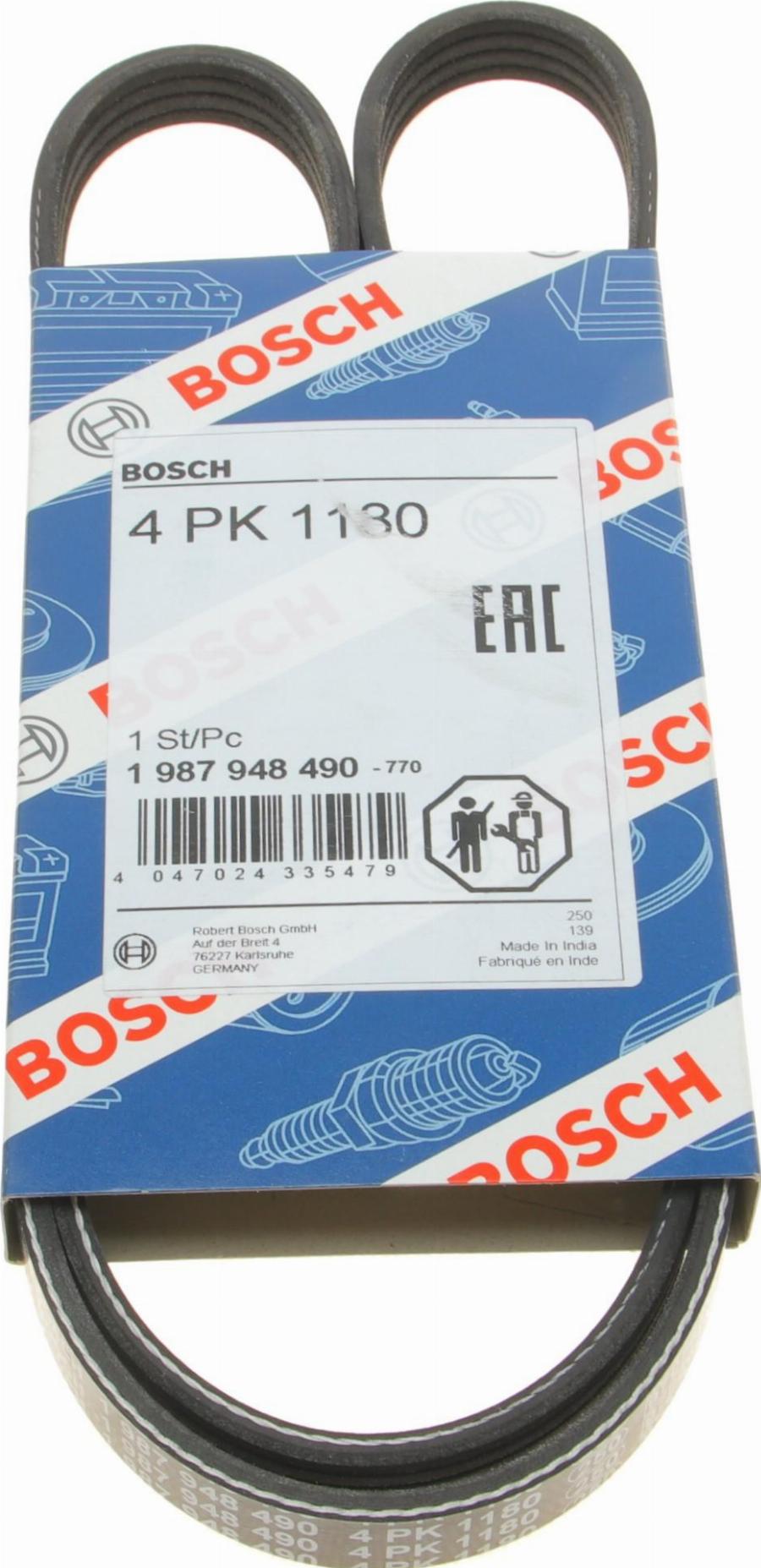 BOSCH 1 987 948 490 - Courroie trapézoïdale à nervures parts5.com