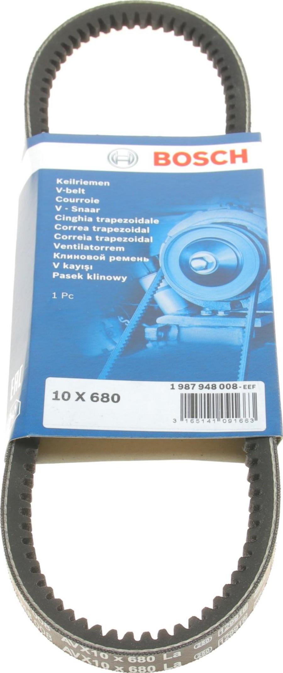 BOSCH 1 987 948 008 - Klinasti kaiš parts5.com