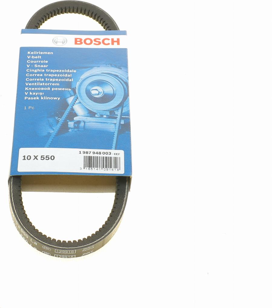 BOSCH 1 987 948 003 - Τραπεζοειδής ιμάντας parts5.com