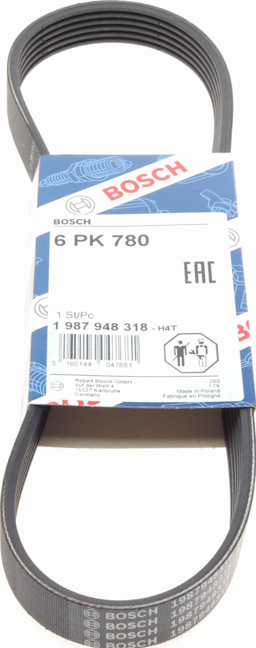 BOSCH 1 987 948 318 - V-Ribbed Belt parts5.com