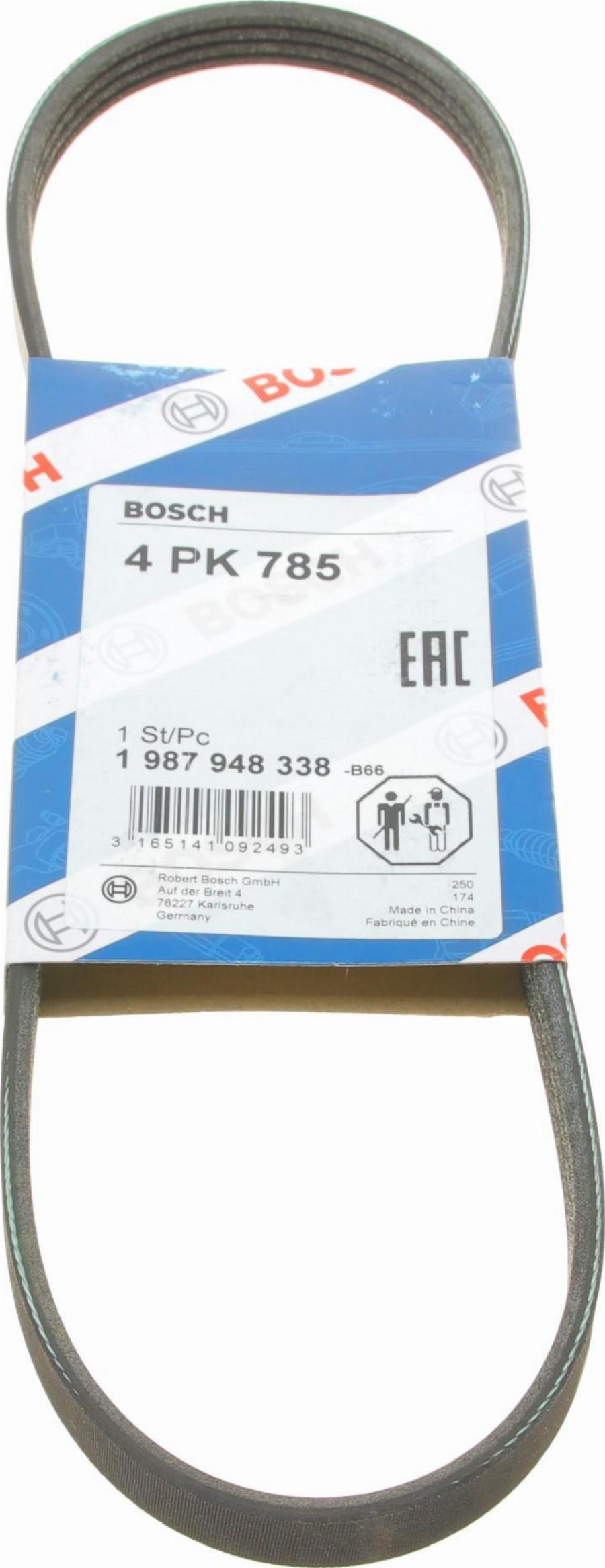 BOSCH 1 987 948 338 - Kanallı V kayışı parts5.com