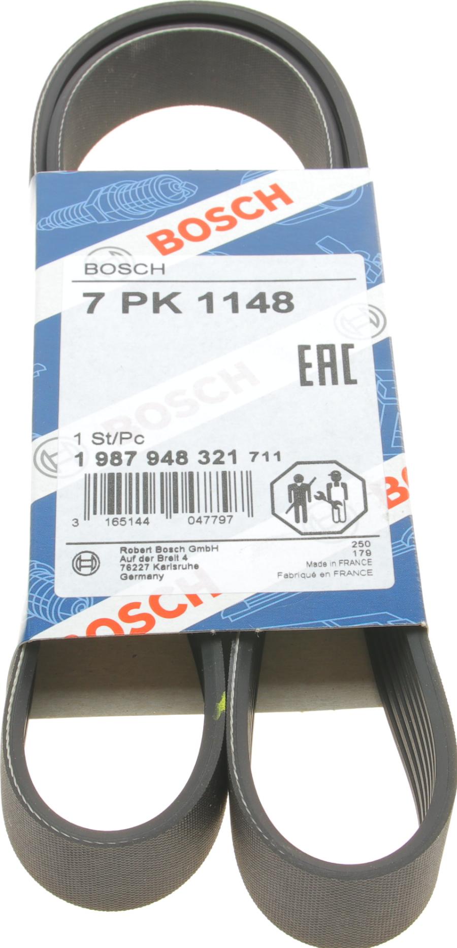 BOSCH 1 987 948 321 - Curea transmisie cu caneluri parts5.com