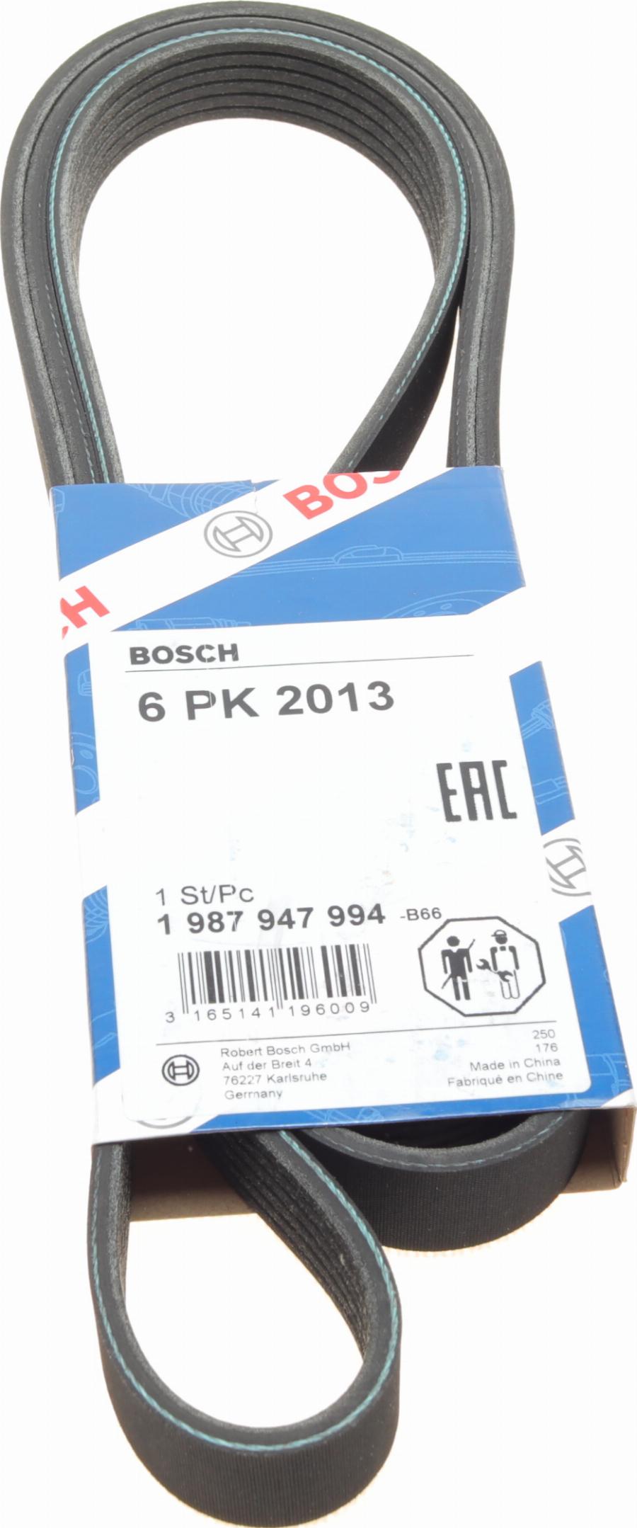 BOSCH 1 987 947 994 - V-Ribbed Belt parts5.com