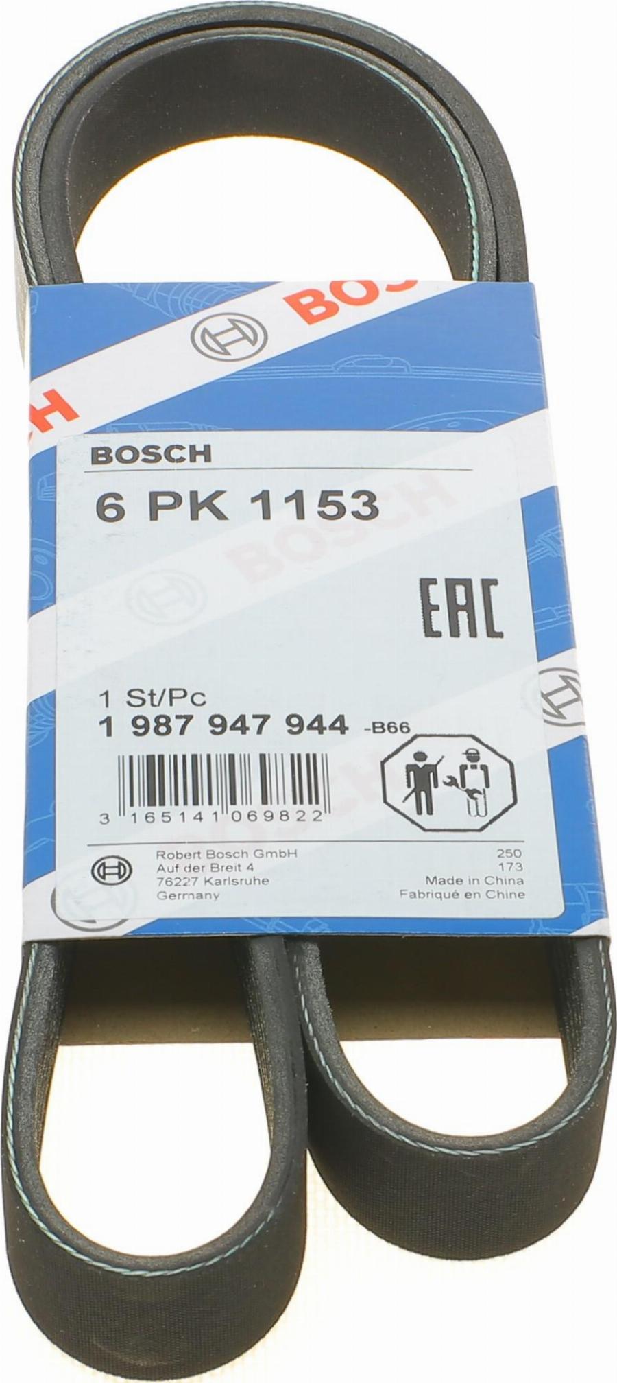 BOSCH 1 987 947 944 - Correa trapecial poli V parts5.com