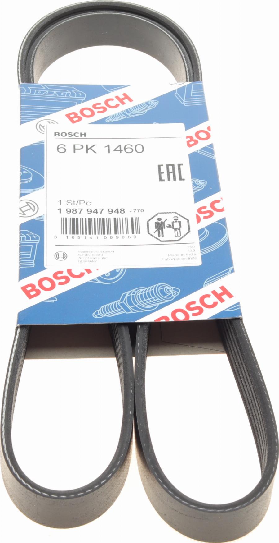 BOSCH 1 987 947 948 - Correa trapecial poli V parts5.com