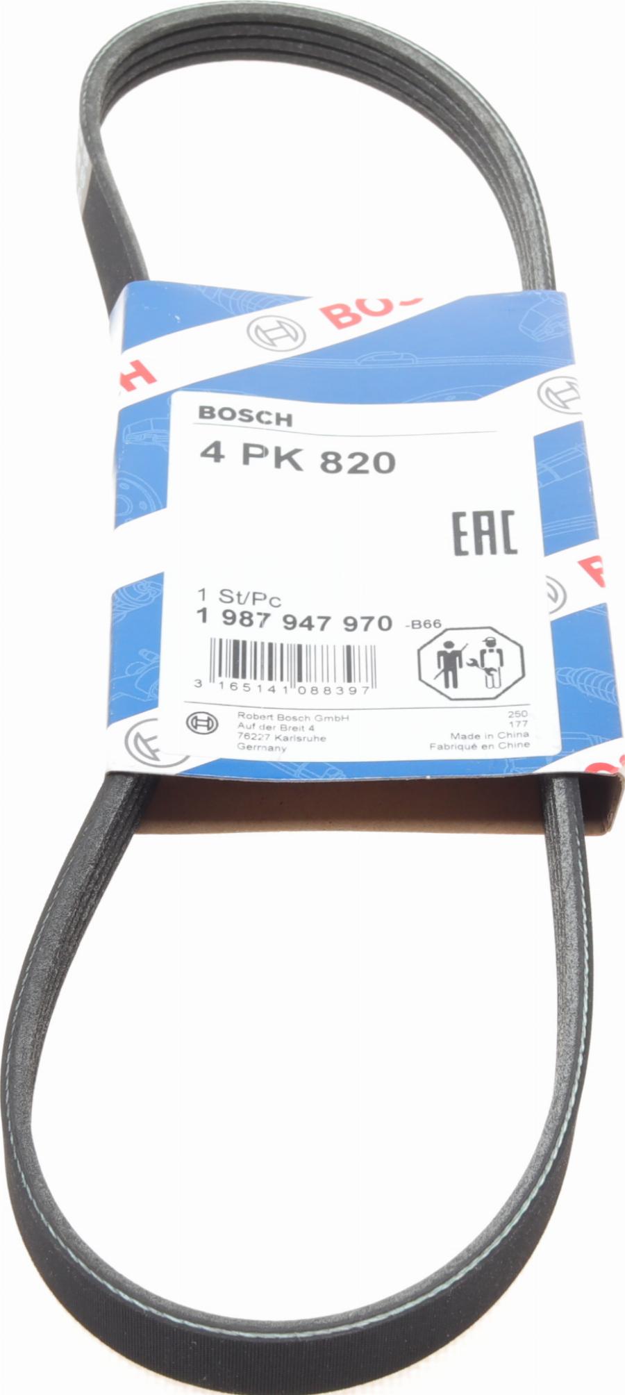 BOSCH 1 987 947 970 - Ozubený klínový řemen parts5.com