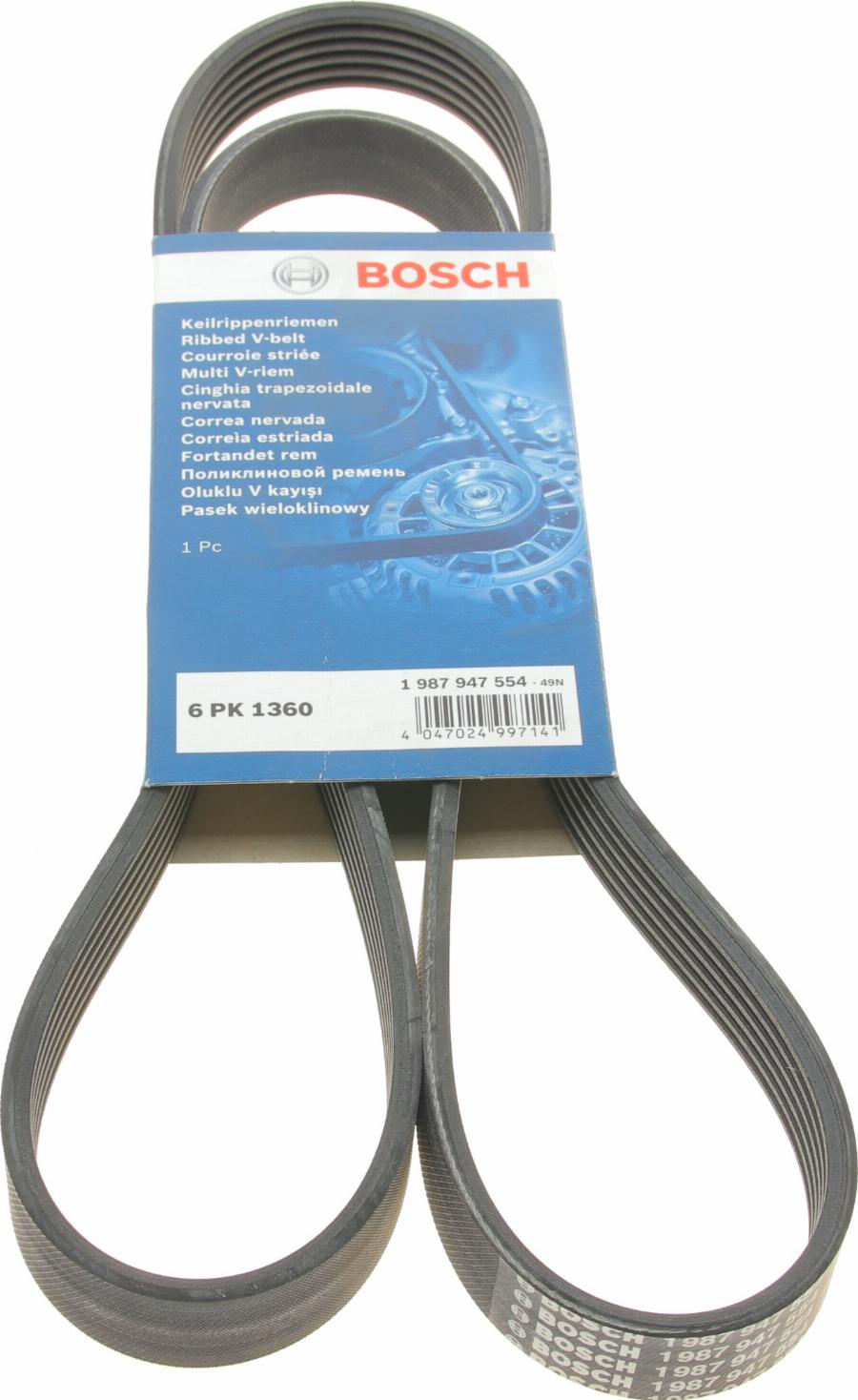 BOSCH 1 987 947 554 - V-Ribbed Belt parts5.com