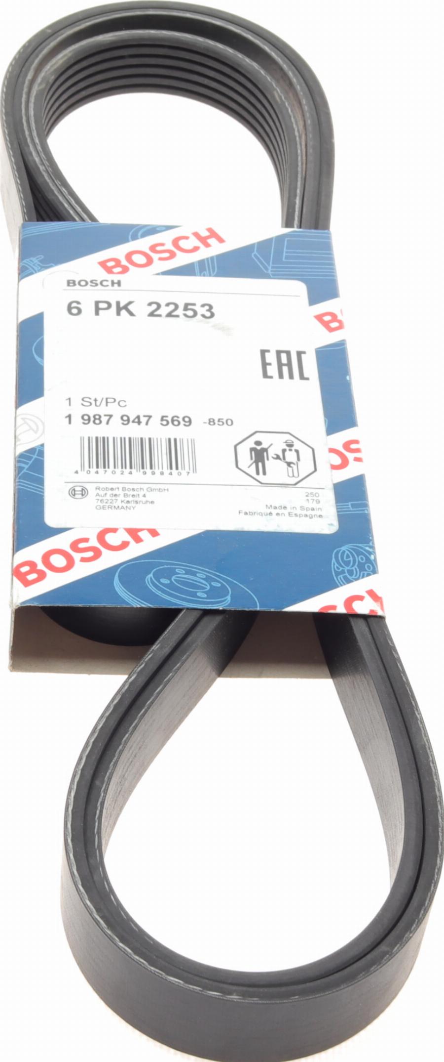 BOSCH 1 987 947 569 - Klinasti rebrasti kaiš parts5.com