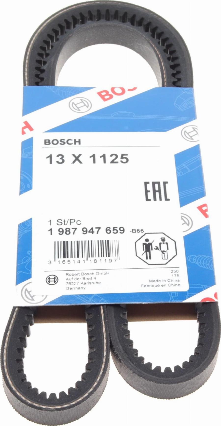 BOSCH 1 987 947 659 - V-kayışı parts5.com