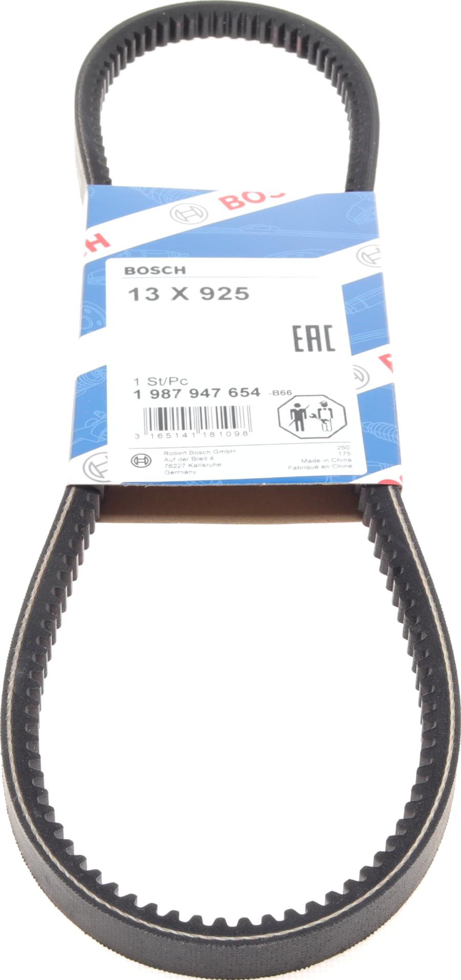 BOSCH 1 987 947 654 - Ékszíj parts5.com