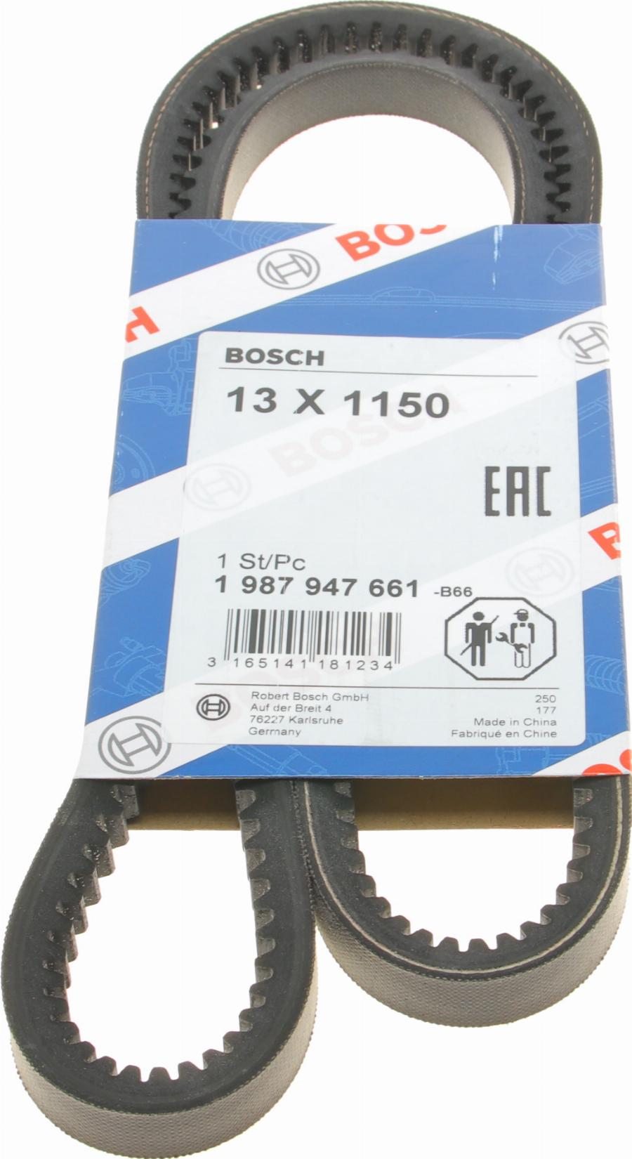 BOSCH 1 987 947 661 - Klinasti jermen parts5.com