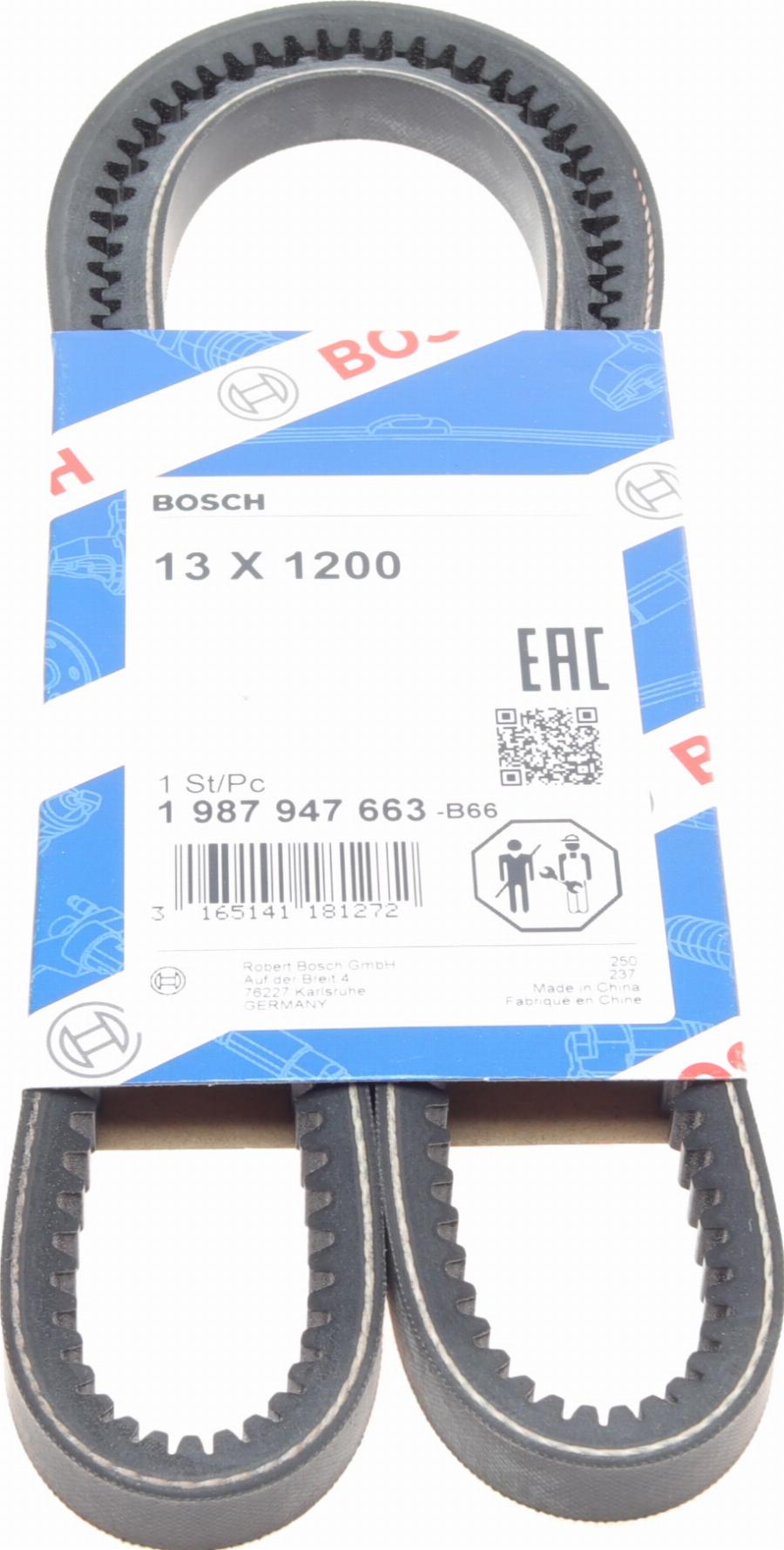 BOSCH 1 987 947 663 - Klinasti jermen parts5.com