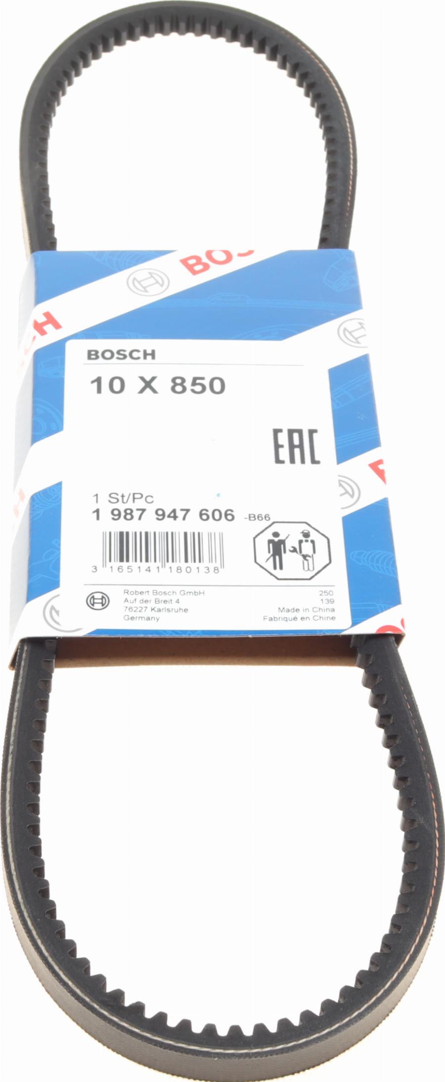 BOSCH 1 987 947 606 - Клиновой ремень, поперечные рёбра parts5.com