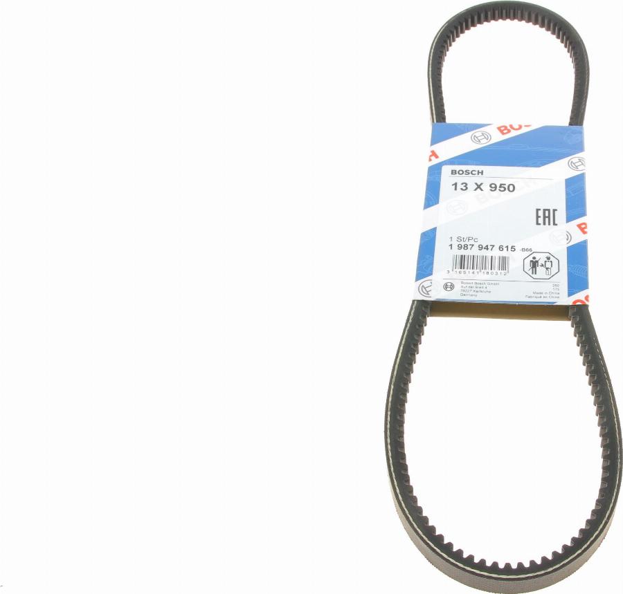 BOSCH 1 987 947 615 - Correa trapezoidal parts5.com