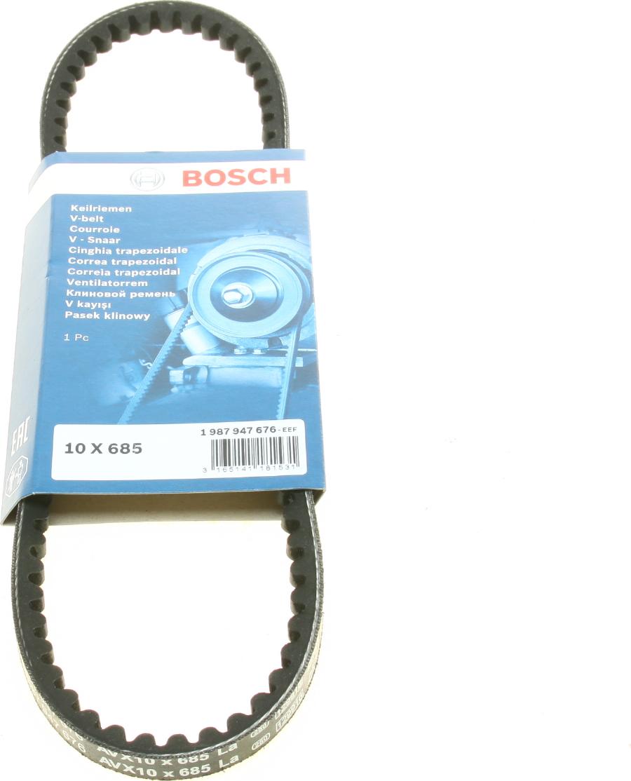 BOSCH 1 987 947 676 - Τραπεζοειδής ιμάντας parts5.com