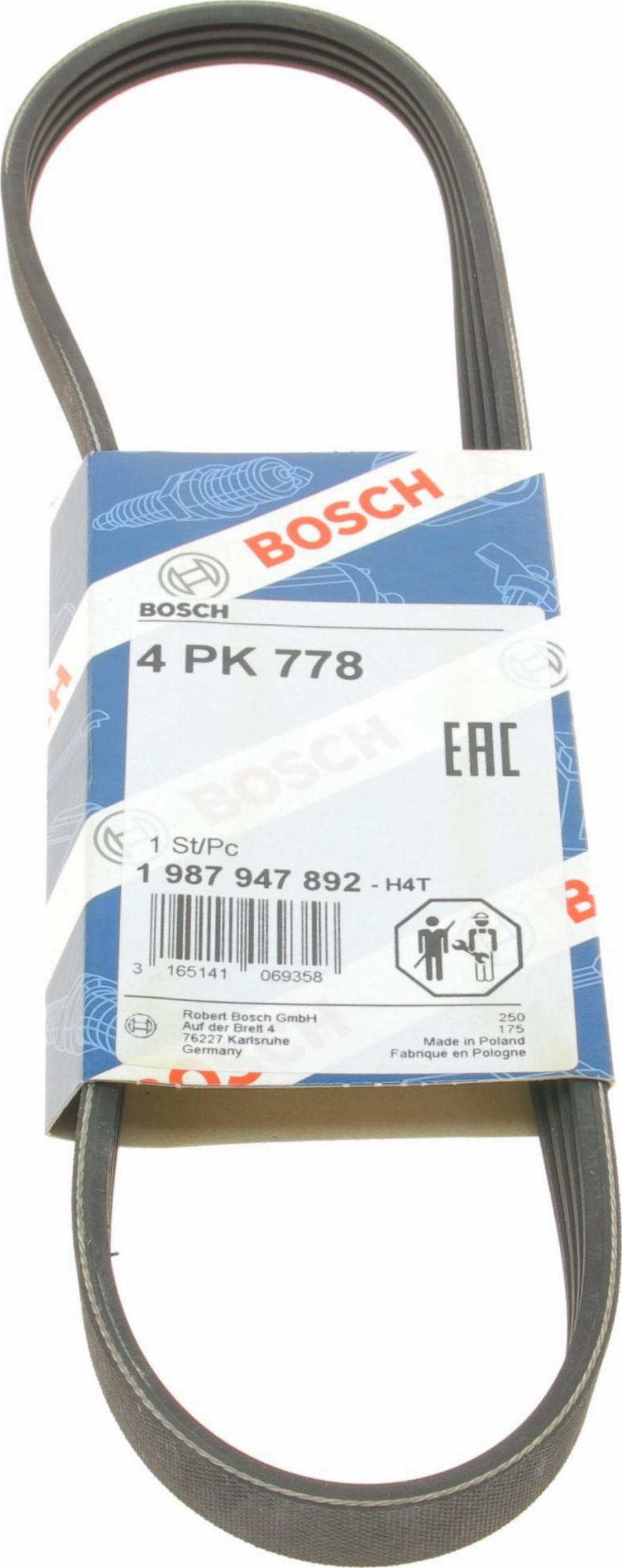 BOSCH 1 987 947 892 - Ιμάντας poly-V parts5.com