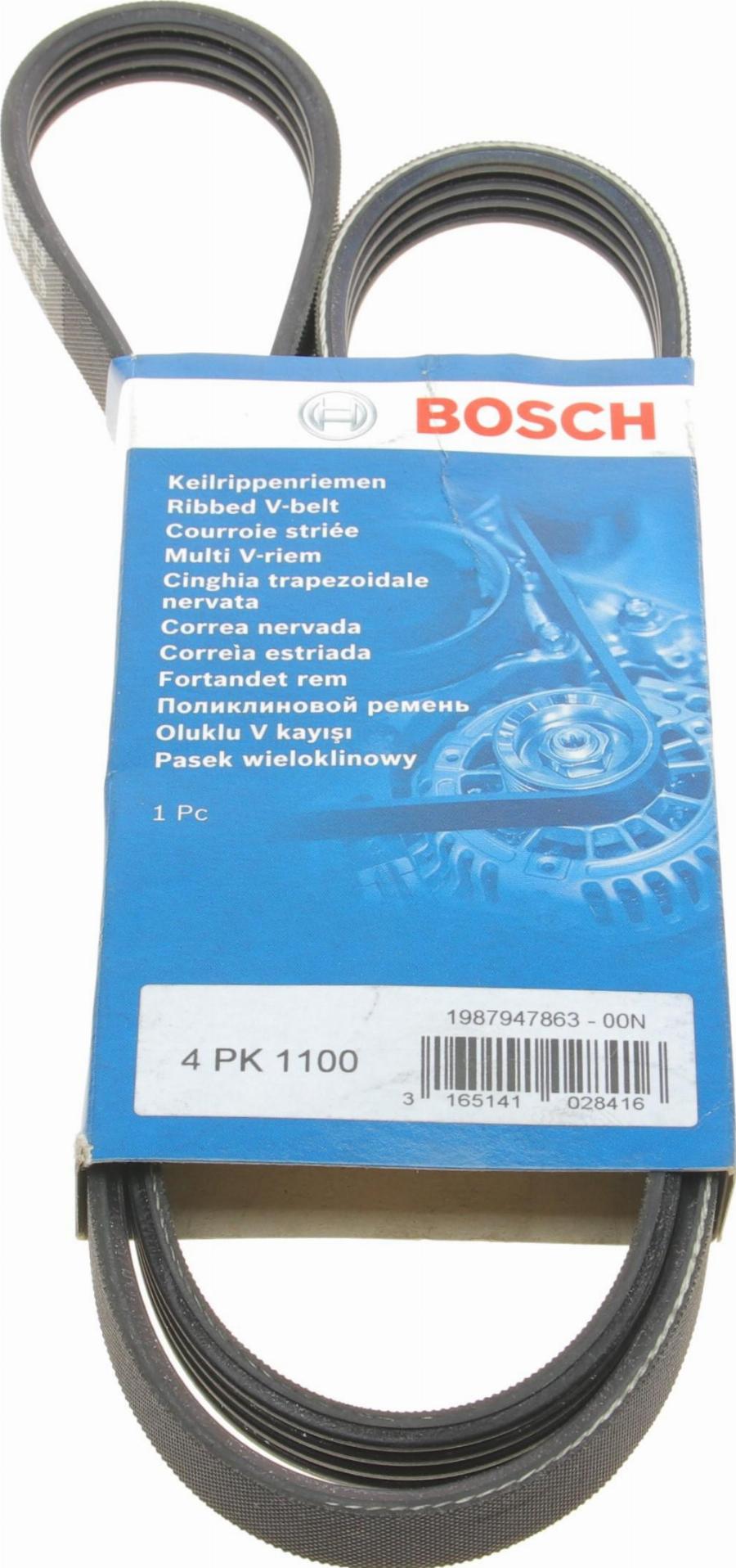 BOSCH 1 987 947 863 - Klinasti rebrasti kaiš parts5.com