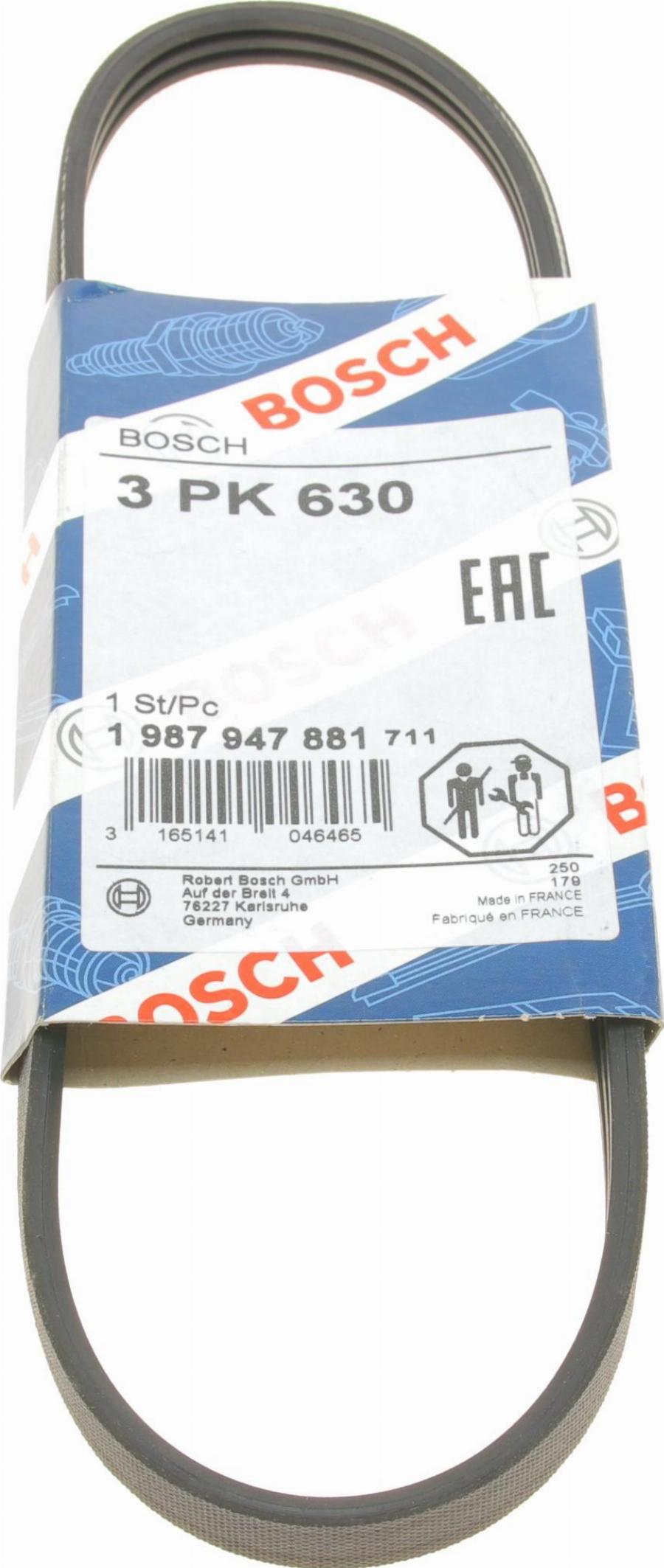 BOSCH 1 987 947 881 - Keilrippenriemen parts5.com