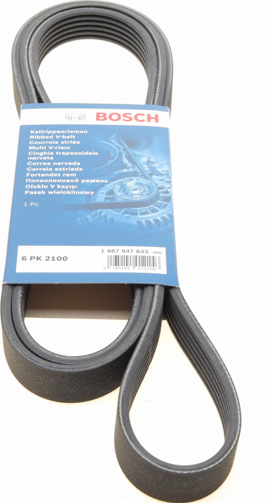 BOSCH 1 987 947 833 - Keilrippenriemen parts5.com