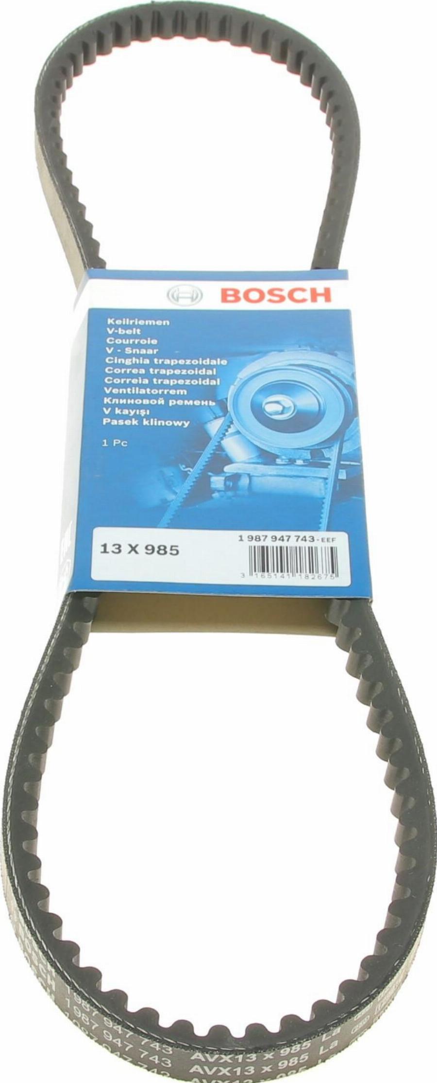 BOSCH 1 987 947 743 - Correa trapezoidal parts5.com