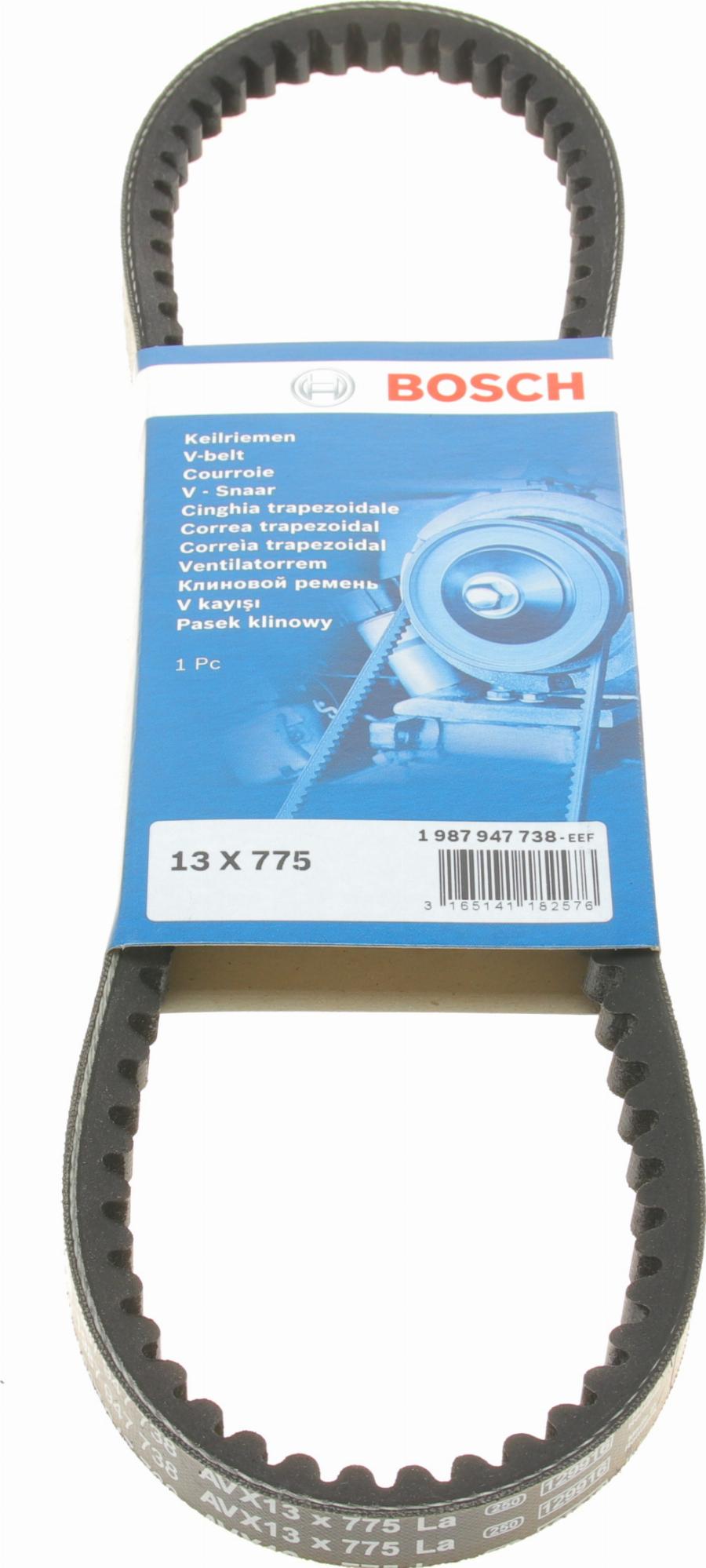 BOSCH 1 987 947 738 - Curea transmisie parts5.com