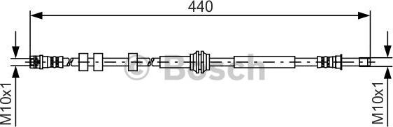 BOSCH 1 987 481 430 - Tubo flexible de frenos parts5.com