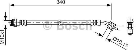 BOSCH 1 987 481 424 - Zavorna cev parts5.com