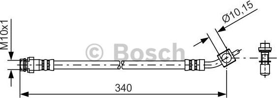 BOSCH 1 987 481 423 - Furtun frana parts5.com