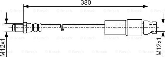 BOSCH 1 987 481 547 - Kočiono crevo parts5.com