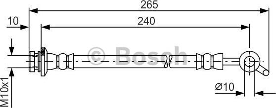 BOSCH 1 987 481 571 - Brake Hose parts5.com