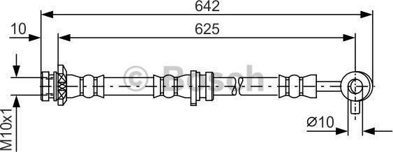 BOSCH 1 987 481 572 - Furtun frana parts5.com