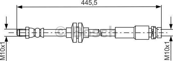 BOSCH 1 987 481 668 - Brake Hose parts5.com