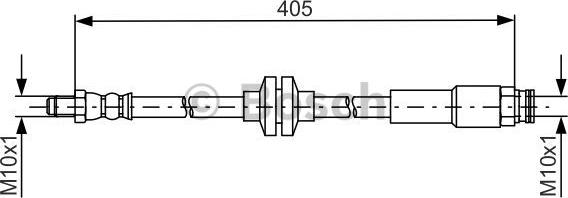 BOSCH 1 987 481 671 - Furtun frana parts5.com