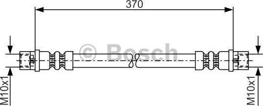 BOSCH 1 987 481 003 - Brake Hose parts5.com