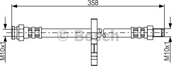 BOSCH 1 987 481 019 - Brzdová hadica parts5.com