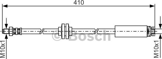 BOSCH 1 987 481 022 - Flexible de frein parts5.com