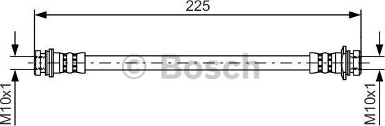 BOSCH 1 987 481 387 - Brake Hose parts5.com