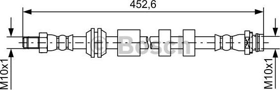 BOSCH 1 987 481 741 - Brzdová hadica parts5.com