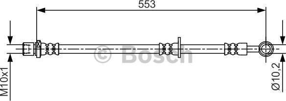 BOSCH 1 987 481 709 - Kočiono crevo parts5.com