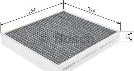 BOSCH 1 987 435 502 - Filter vnútorného priestoru parts5.com