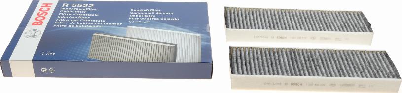 BOSCH 1 987 435 522 - Filtro, aire habitáculo parts5.com