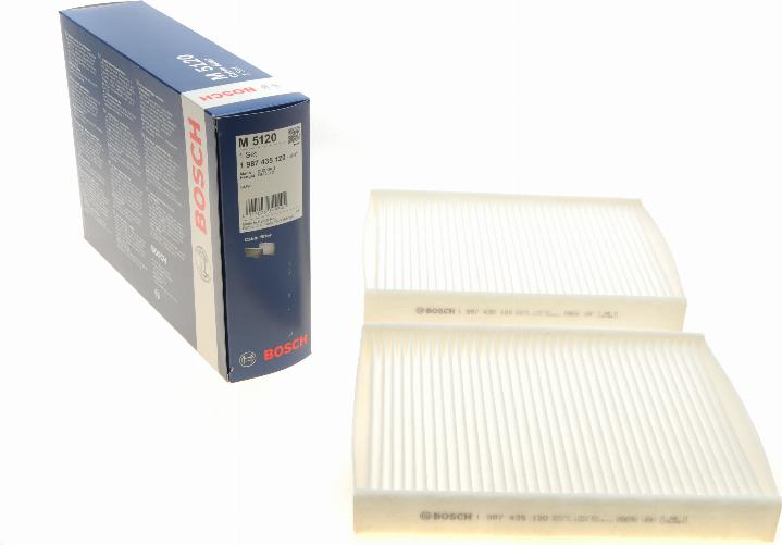 BOSCH 1 987 435 120 - Filtro, aire habitáculo parts5.com