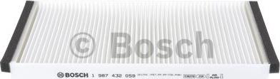 BOSCH 1 987 432 059 - Filtru, aer habitaclu parts5.com