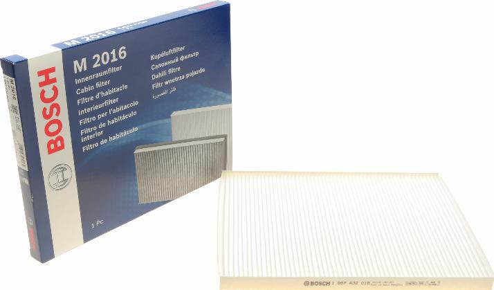 BOSCH 1 987 432 016 - Filter, interior air parts5.com